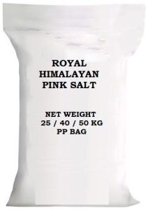 ROYAL HIMALAYAN PINK SALT 50 KG PP BAG